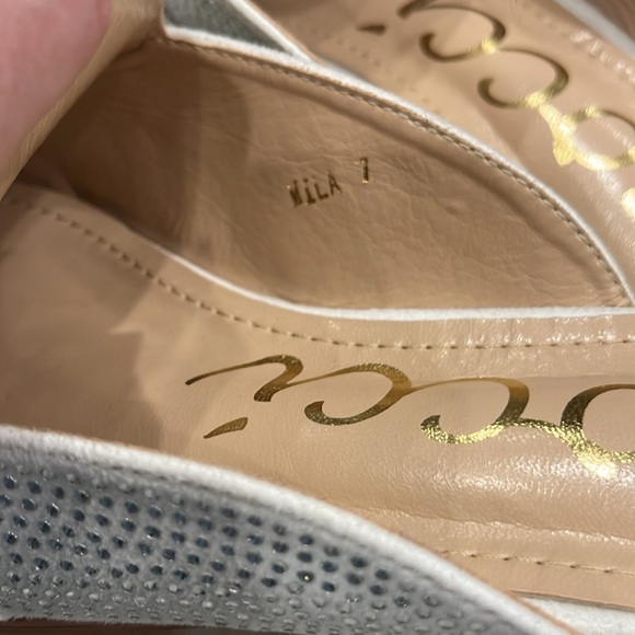 CCOCCI White Mila Bedazzled Mules Rhinestone Slip-Ons | Size‎ 7 - Picture 10 of 11